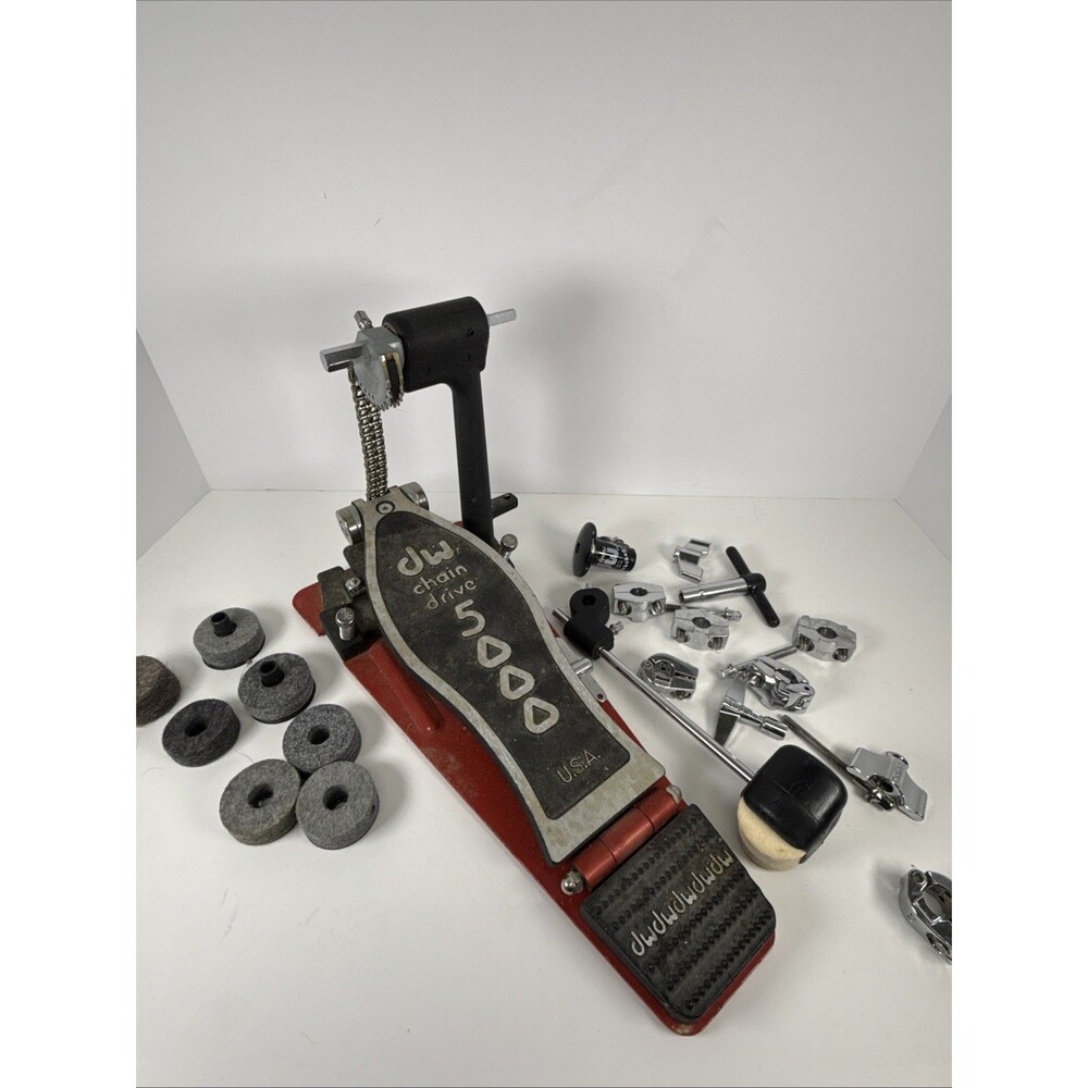 DW 5000 SERIES DUAL CHAIN DRIVE TURBO SINGLE BASS KICK DRUM PEDAL - DWCP5000TD